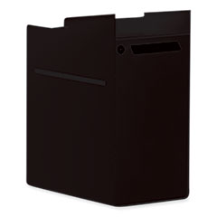 Allsteel® Radii Console Hinged Undermount File Cabinet, 1 Legal/Letter-Size File Drawer, Flint, 10" x 15" x 16"