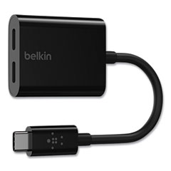 Belkin® USB-C Audio+Charge Adapter, Black