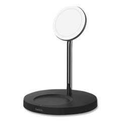 Belkin® BOOST CHARGE Pro 2-in-1 Wireless Charger Stand, 15 W, Black
