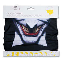Bioworld® Gaiter Face Mask, Batman Joker Print, Polyester, Adult