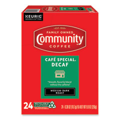 Community Coffee® Cafe Special Decaf K-Cup, 24/Box