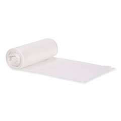 Heritage Eco Blend Max Can Liners, 60 gal, 0.8 mil, 38" x 58", Clear, 20 Bags/Roll, 5 Rolls/Carton