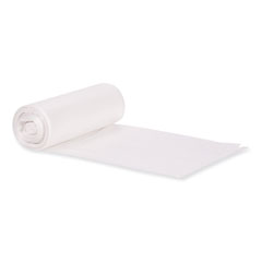 Heritage Eco Blend Max Can Liners, 40 to 45 gal, 0.8 mil, 40" x 46", Clear, 25 Bags/Roll, 6 Rolls/Carton