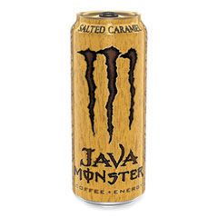 Monster® Java Monster Cold Brew Coffee, Salted Caramel, 15 oz Can, 12/Pack