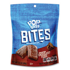 Kellogg's® Pop Tarts Bites, Frosted Chocolatey Fudge, 3.5 oz Bag, 6/Carton