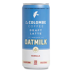 La Colombe® Cold Brew Draft Latte, Vanilla, 9 oz Can, 12/Carton