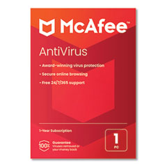 AntiVirus Software, For 1 User MCAMAB21EST1RAA