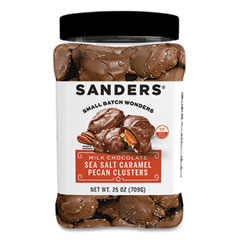 Sanders® Small Batch Wonders Sea Salt Caramel Pecan Clusters, 25 oz Tub