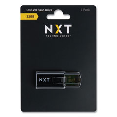 USB 2.0 Type-A Flash Drive, 32 GB, Black NXT61109