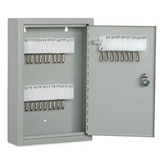 7125001328973, SKILCRAFT Locking Key Cabinet, 70-Key, Steel, Gray, 14 x 3.25 x 17.25