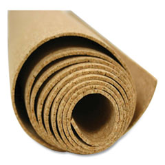 Natural Cork Roll, 0.25" Thick, 144 x 48.5, Natural Brown Surface