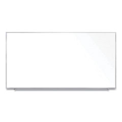 Magnetic Porcelain Whiteboard with Aluminum Frame, 120.59 x 60.47, White Surface, Satin Aluminum Frame,Ships in 7-10 Bus Days