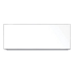 Magnetic Porcelain Whiteboard with Aluminum Frame, 144.59 x 60.47, White Surface, Satin Aluminum Frame