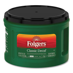 Folgers® Coffee, Classic Roast Decaffeinated, Ground, 19.2 oz Can