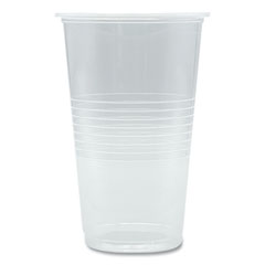 Boardwalk® Translucent Plastic Cold Cups, 20 oz, Clear, 1,000/Carton