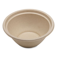 World Centric® Fiber Bowls, 32 oz, 7.4 x 7.4 x 3.2, Natural, Paper, 500/Carton