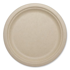 World Centric® Fiber Plates, Plate, 10.1" Diameter, Natural, 800/Carton