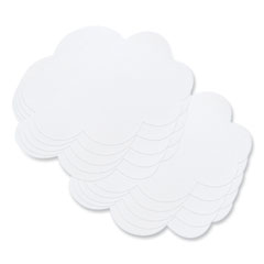 Pacon® Self Stick Dry Erase Clouds, 7 x 10, White Surface, 10/Pack