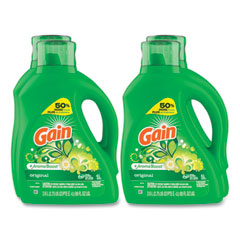 Gain® Liquid Laundry Detergent, Gain Original Scent, 88 oz Pour Bottle, 4/Carton