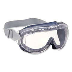 Honeywell Uvex™ Flex Seal OTG Goggles, Clear HydroShield Anti-Fog/Anti-Scratch Lens, Clear/Navy/Gray Frame