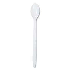 AmerCareRoyal® Polypropylene Cutlery, Soda Spoon, 7.87", White, 1,000/Carton