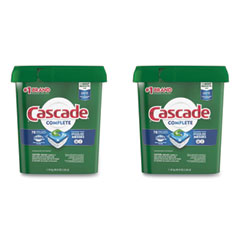 Cascade® ActionPacs, Fresh Scent, 40.9 oz Tub, 78/Tub, 2 Tubs/Carton