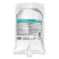 Betco® E2 Antibacterial Foaming Skin Cleanser, Fragrance Free, 1,000 mL Refill Bag, 6/Carton