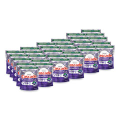 Cascade® Platinum Plus ActionPacs Dishwasher Detergent Pods, 1.46 oz Bag, 3 Pods/Bag, 30 Bags/Carton