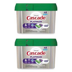 Cascade® ActionPacs, Fresh Scent, 26.7 oz Tub, 48/Tub, 3 Tubs/Carton