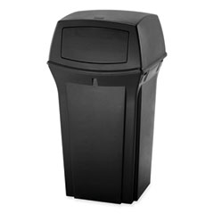 Rubbermaid® Commercial Ranger Fire-Safe Container, 45 gal, Structural Foam, Black