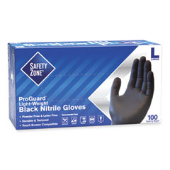 Safety Zone® ProGuard® Powder Free Nitrile Gloves