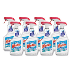 Windex® Multi-Surface Vinegar Cleaner, Fresh Clean Scent, 23 oz Spray Bottle, 8/Carton