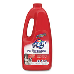 RESOLVE® Pet Specialist Stain and Odor Remover, Citrus, 60 oz Refill Pour Bottle, 4/Carton
