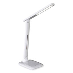 Wellness Series Slimline LED Desk Lamp, 5" to 20.25" High, White, Ships in 4-6 Business Days
