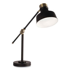 Wellness Series Balance LED Desk Lamp, 4" to 18" High, Black