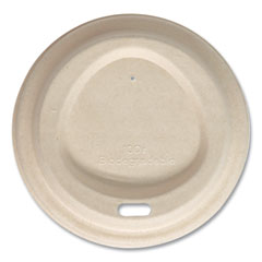 World Centric® Fiber Lids for Cups, Fits 10 oz to 20 oz Cups, Natural, 1,000/Carton