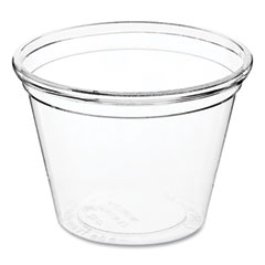 World Centric® PLA Clear Cold Cups, 1 oz, Clear, 3,000/Carton