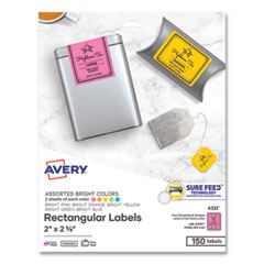 Avery® Printable Color Labels