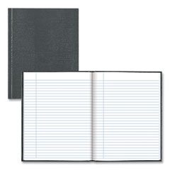 Blueline® Executive Notebook, 1-Subject, Medium/College Rule, Cool Gray Cover, (72) 9.25 x 7.25 Sheets