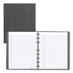 Blueline® NotePro Notebook, 1-Subject, Medium/College Rule, Cool Gray Cover, (75) 9.25 x 7.25 Sheets