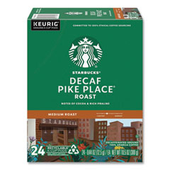 Starbucks® Pike Place Decaf Coffee K-Cups Pack, 24/Box
