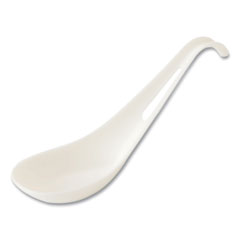 World Centric® TPLA Compostable Cutlery, Asian Soup Spoon, White, 500/Carton