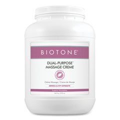 Biotone® Dual-Purpose Massage Creme, 1 gal Jar, Unscented