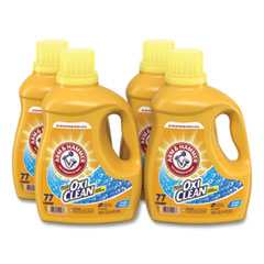 Arm & Hammer™ OxiClean Concentrated Liquid Laundry Detergent, Fresh, 100.5 oz Bottle, 4/Carton