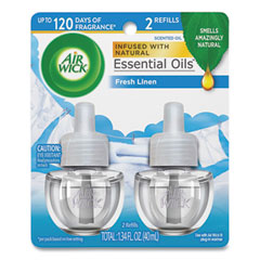 Air Wick® Scented Oil Refill, Fresh Linen, 0.67 oz, 2/Pack