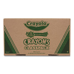 Crayola Crayons and Markers Combo Classpack, Eight Colors, 256-set