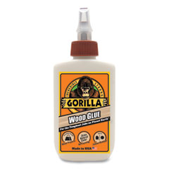 Gorilla® Wood Glue, 4 oz, Dries Light Tan