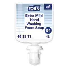 Tork® Extra Mild Foam Soap, Unscented, 1 L Refill, 6/Carton