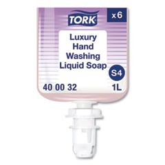 Tork® Luxury Liquid Soap, Soft Rose Scent, 1L Refill, 6/Carton