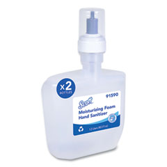 Scott® Pro Moisturizing Foam Hand Sanitizer, 1,200 mL Cassette, Fruity Cucumber Scent, 2/Carton
